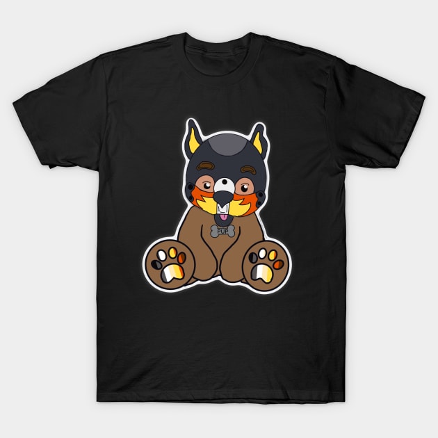 Bear pup pride T-Shirt by Themonkeypup